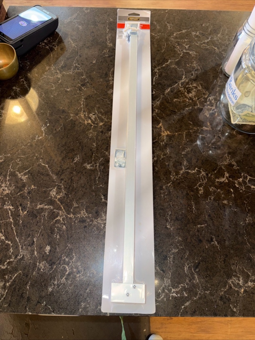 Defiant Adjustable Aluminum Patio Sliding Doors Security Guard Lock Brace NEW